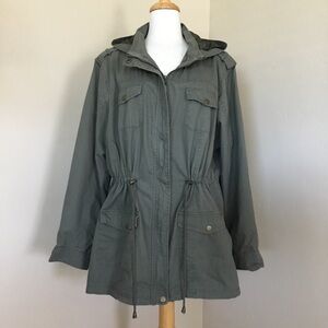 New Look Utility Jacket Cargo Army Green Size 2X